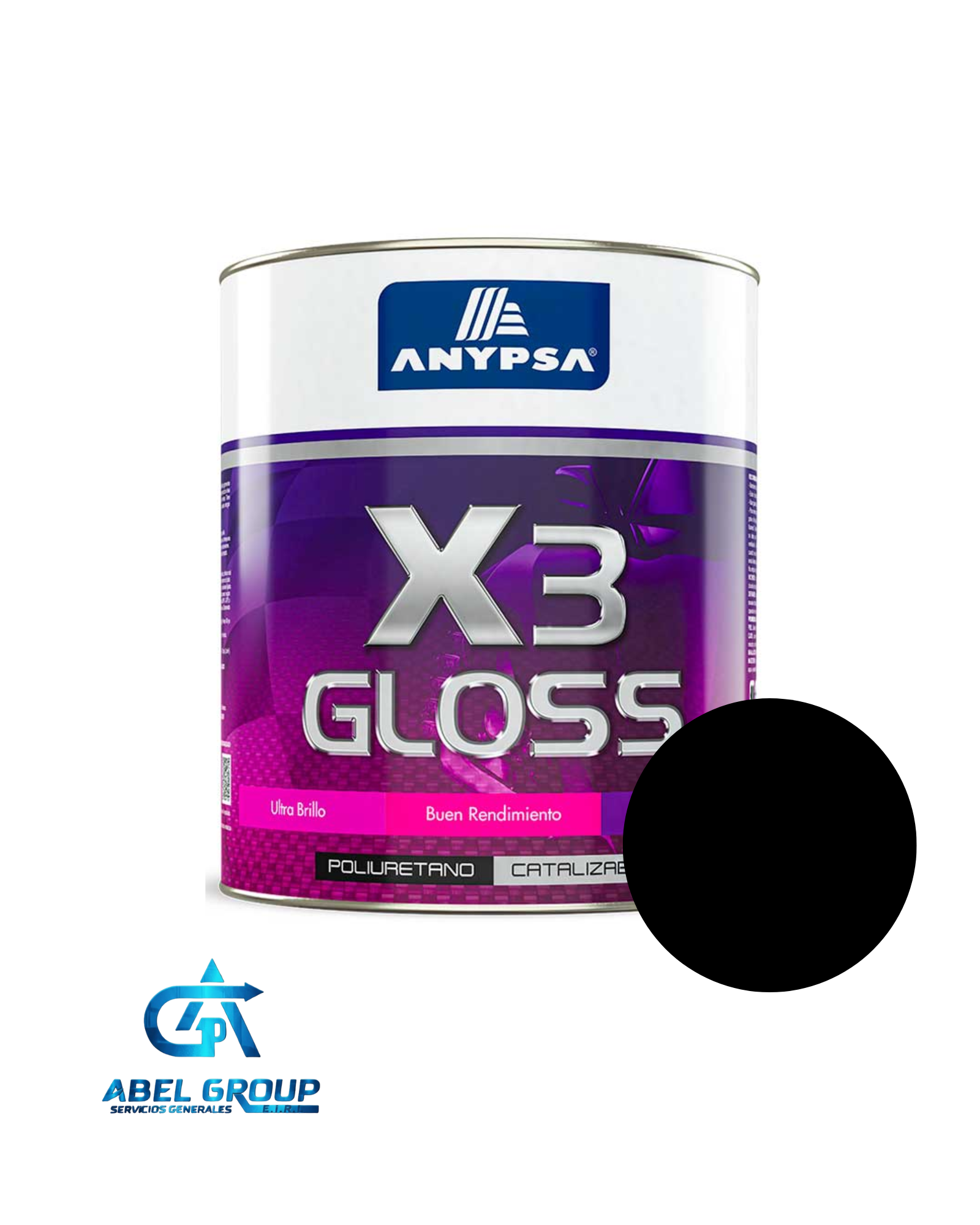 Pintura Gloss X3 - Negro