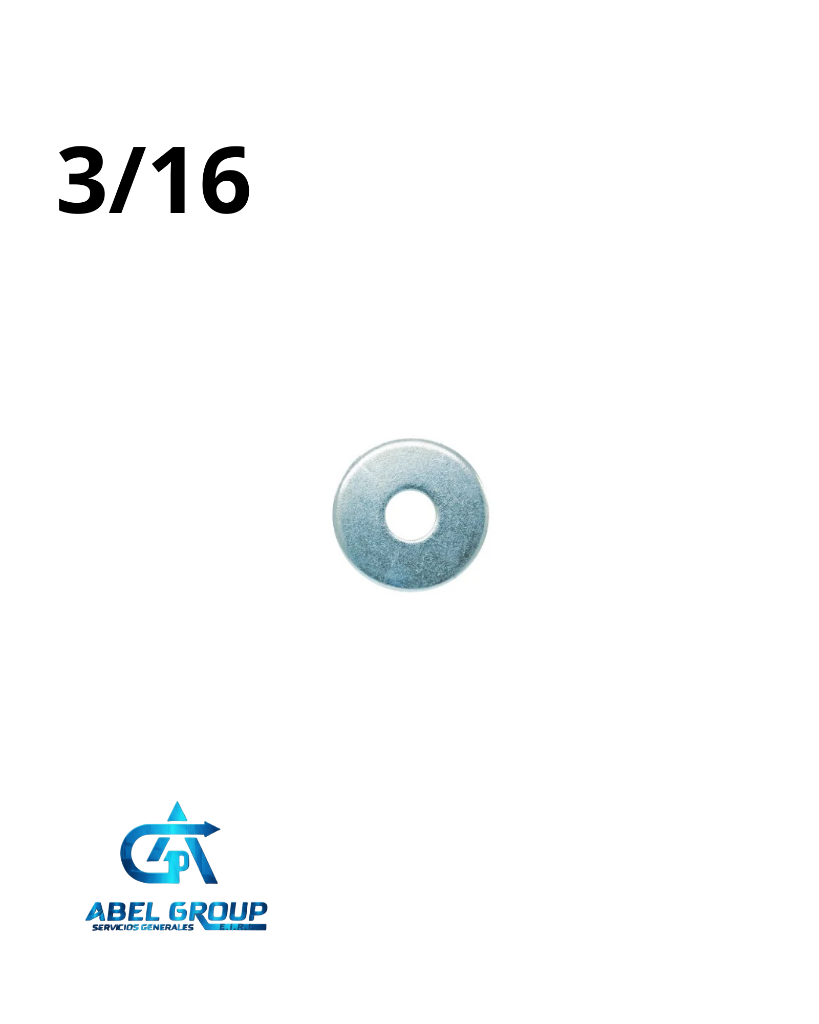 ARANDELAS PLANAS - 3/16