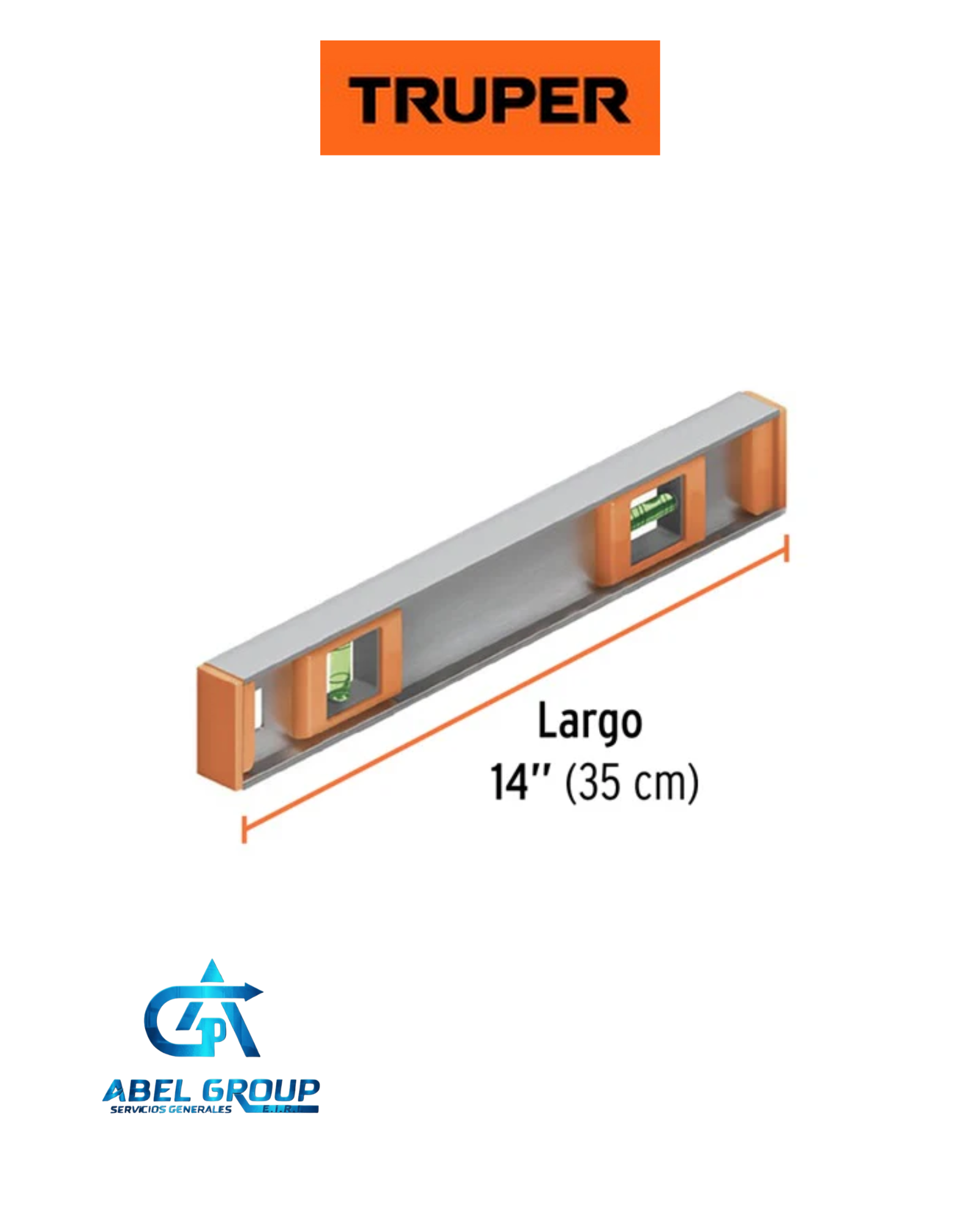 Nivel de Aluminio Profesional 14" - TRUPER