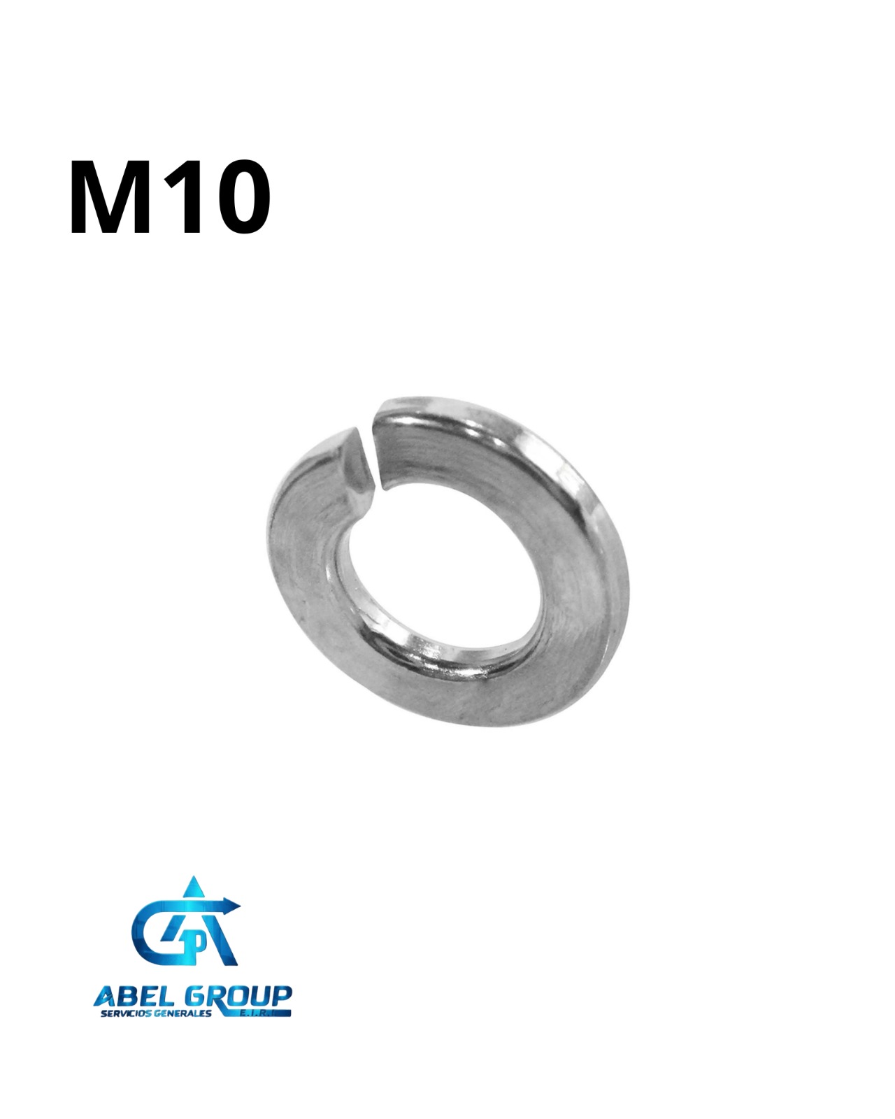 Arandela presión negro M10