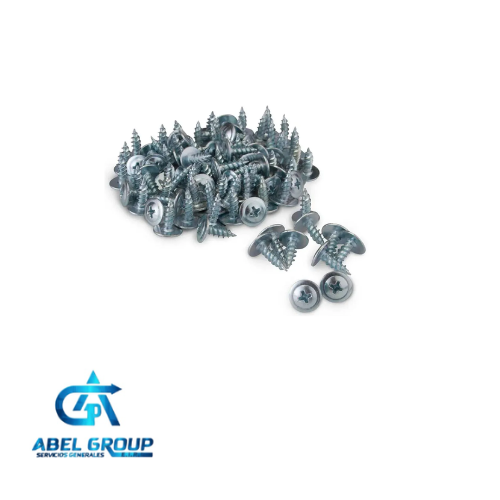 Tornillo wafer 8 x 1 1/4" punta fina