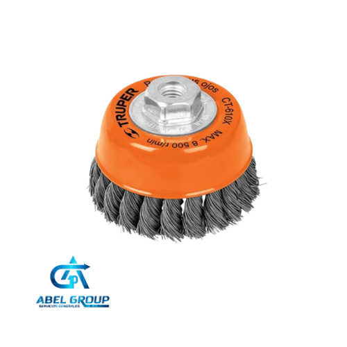 COPA TRENZADO 4" -TRUPER