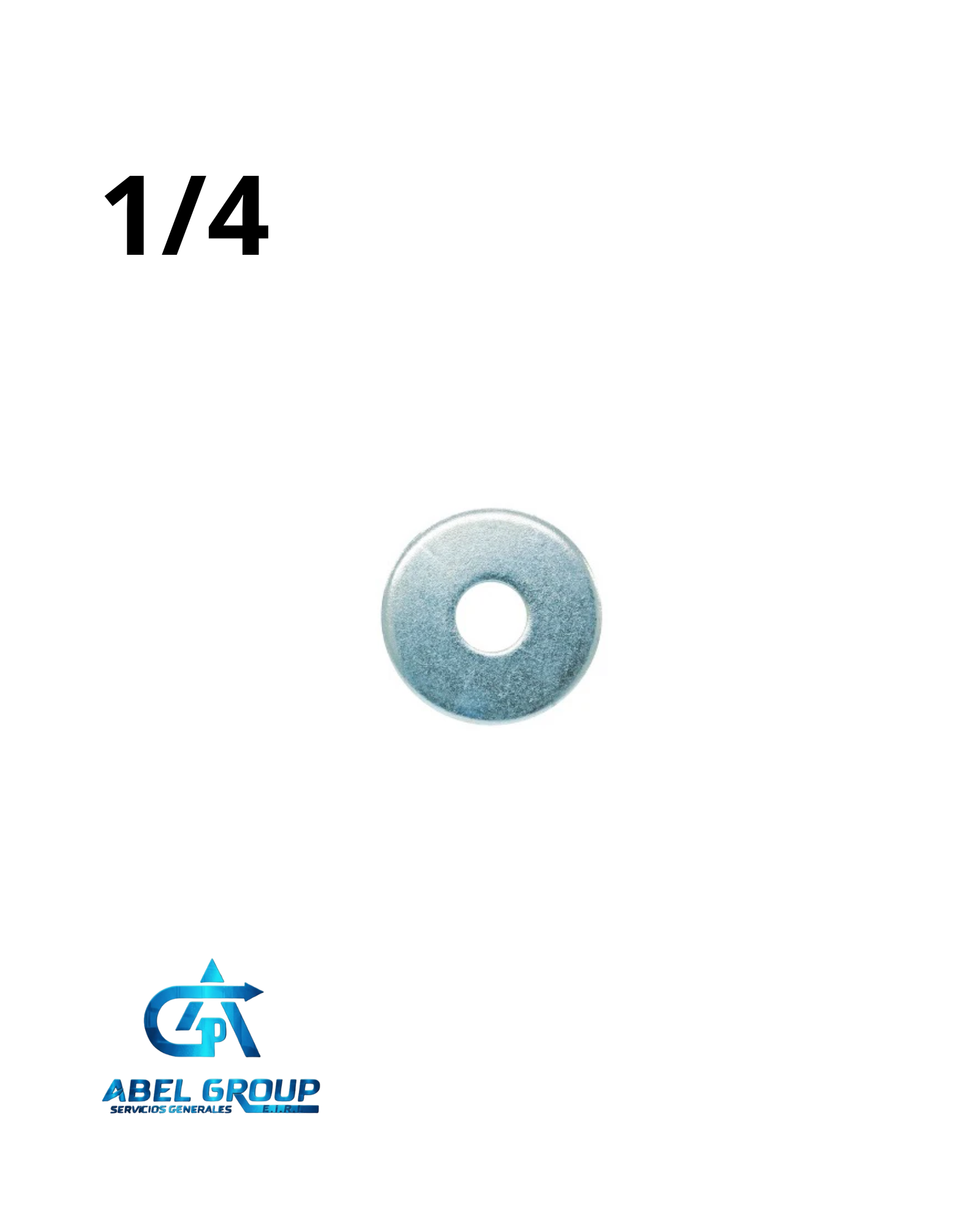 ARANDELAS PLANAS - 1/4