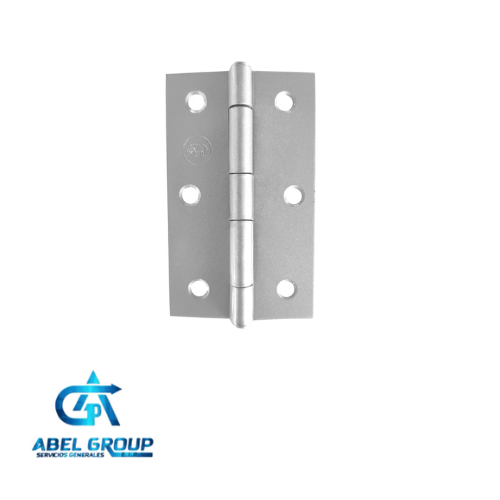 Bisagra fija 3 1/2" aluminizada
