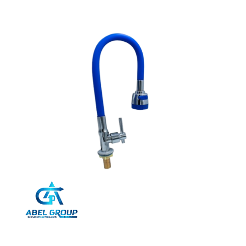 Caño flexible para mueble forro pvc azul