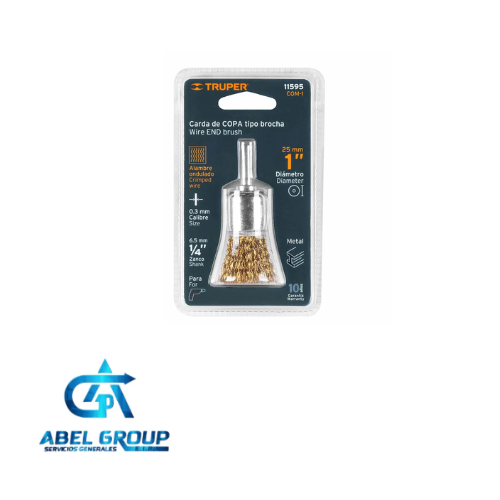 Escobilla taladro 1"