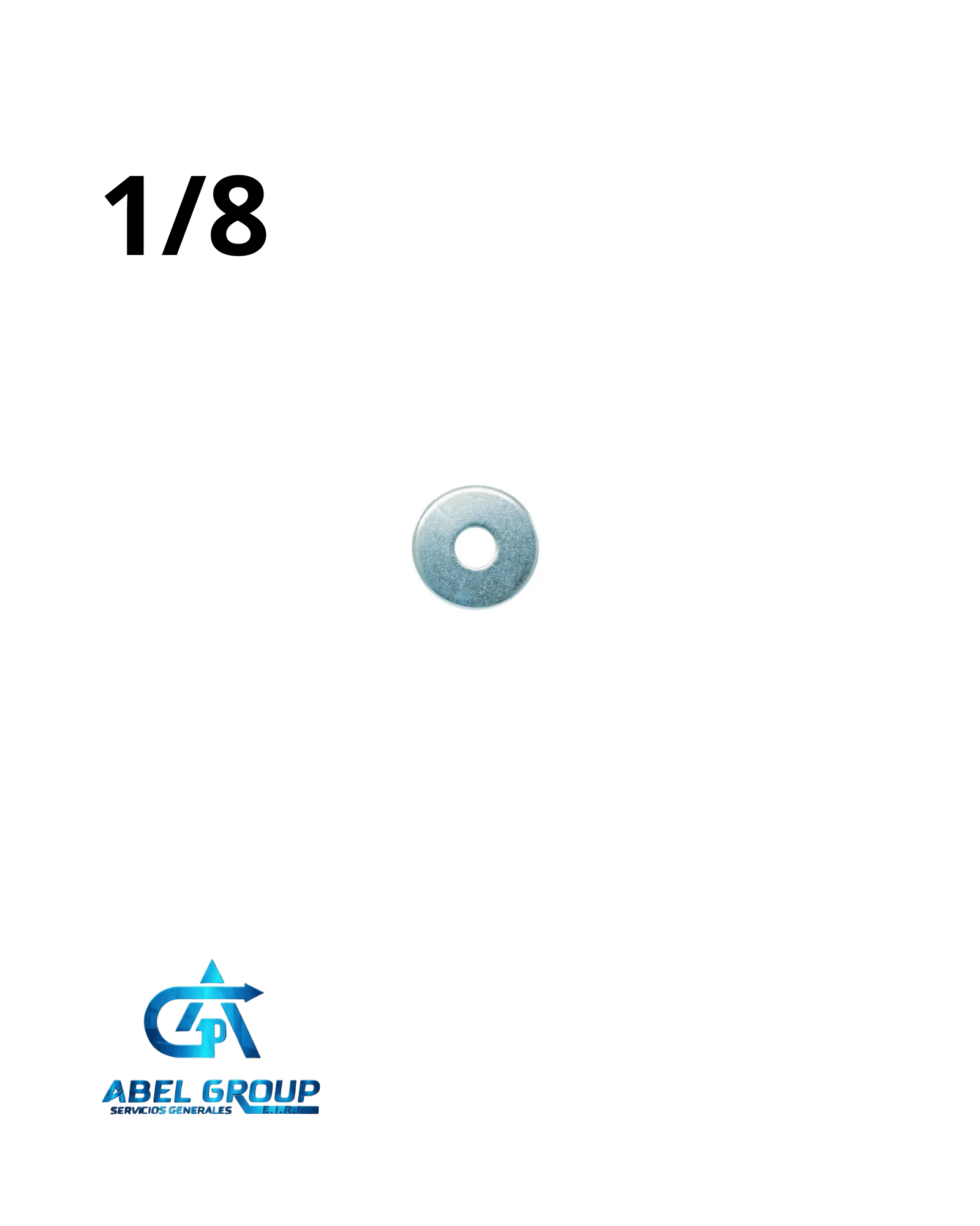 ARANDELAS PLANAS - 1/8