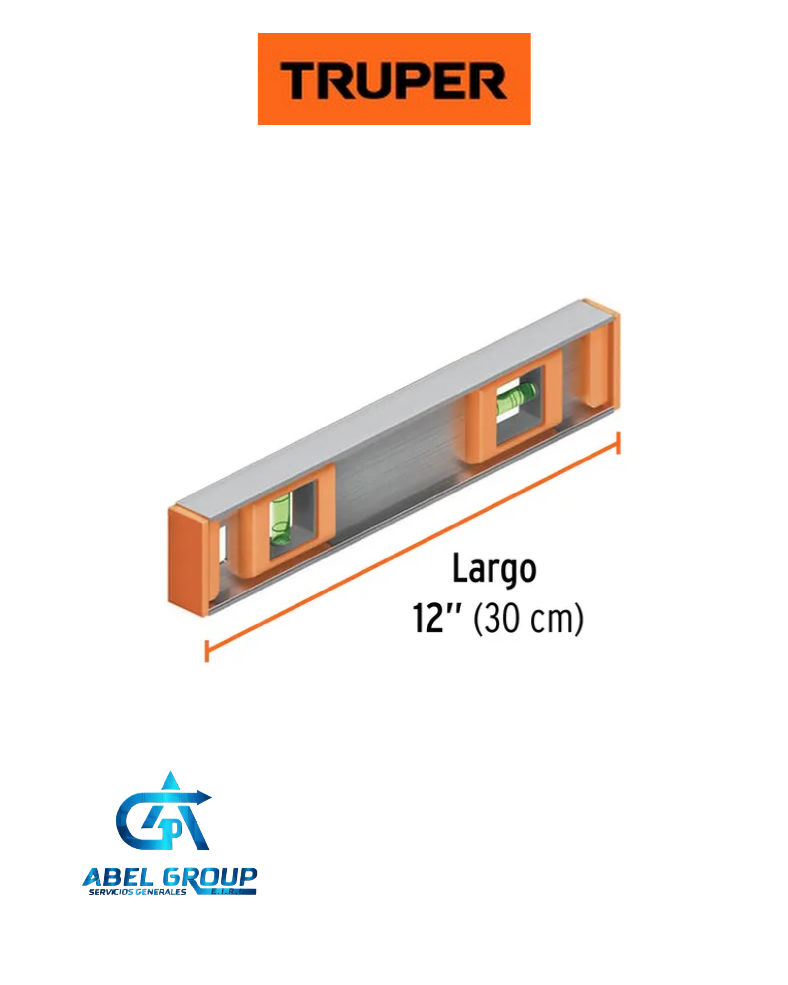 Nivel de Aluminio Profesional 12" - TRUPER
