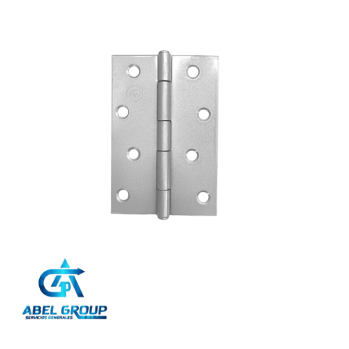Bisagra fija 4" aluminizada