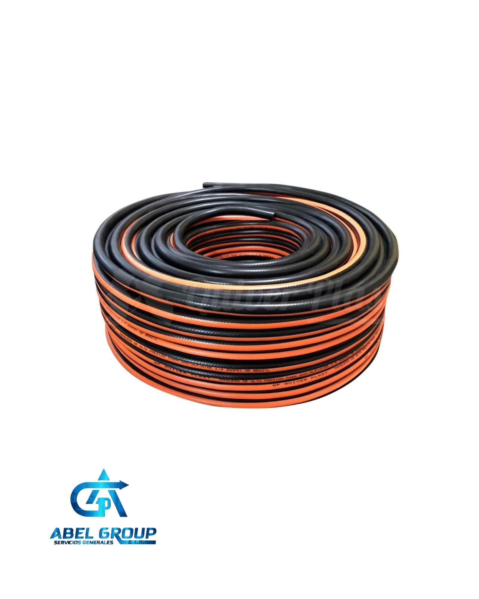 MANGUERA GAS INDUSTRIAL NARANJA-NEGRA