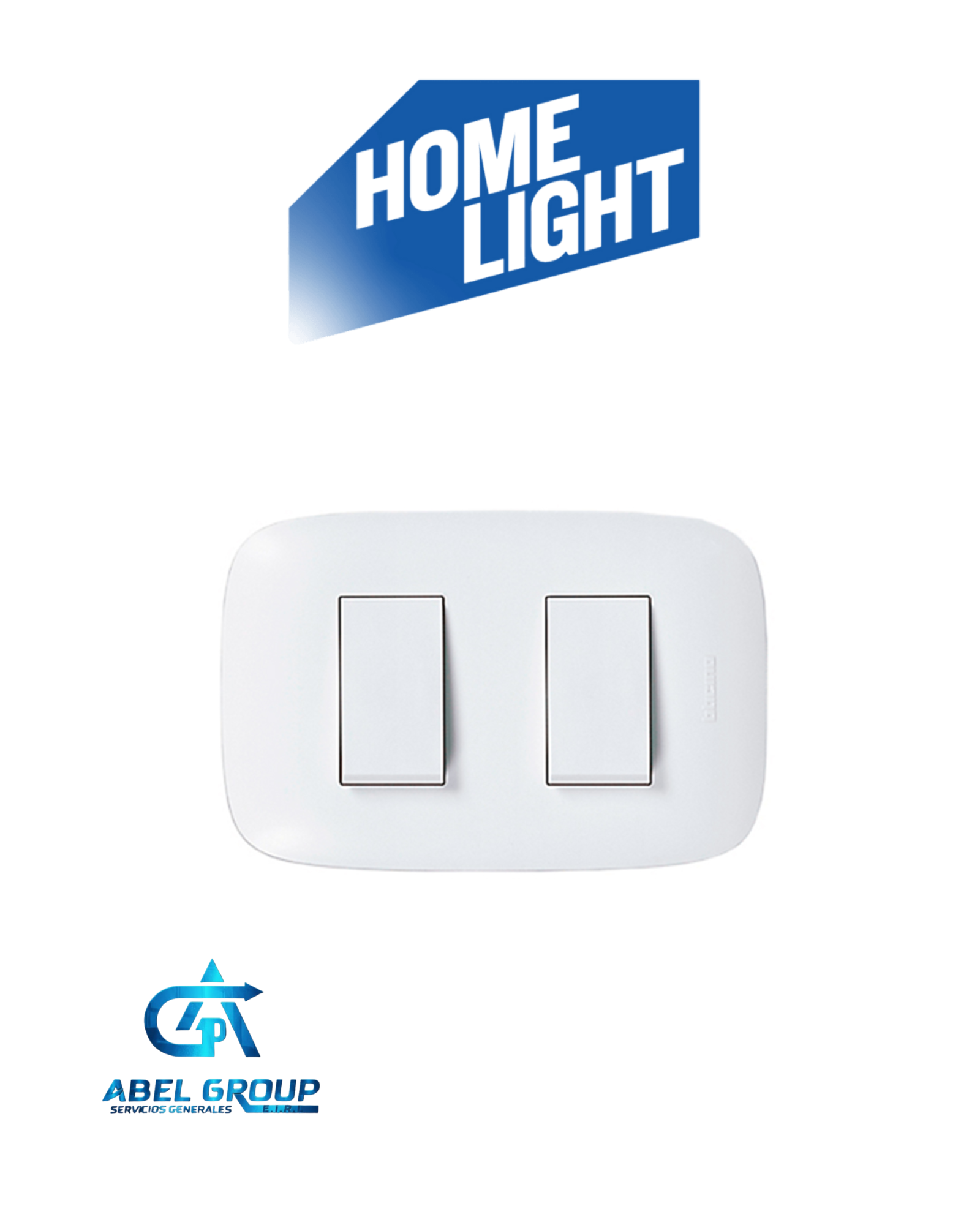 INTERRUPTOR DOBLE BLANCO - HOME LIGHT