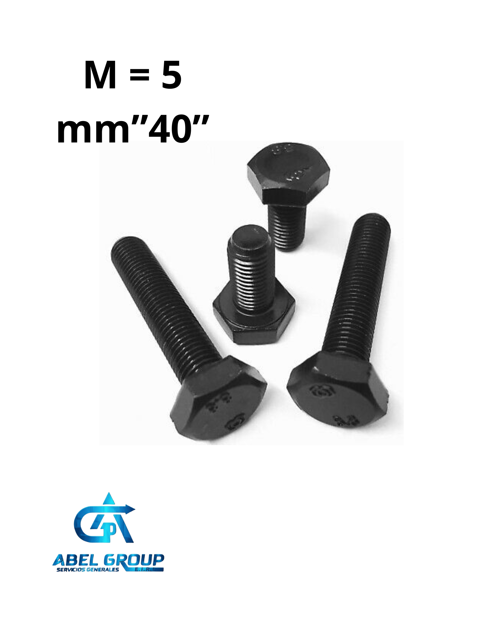 Perno M5x30 grado 5.8