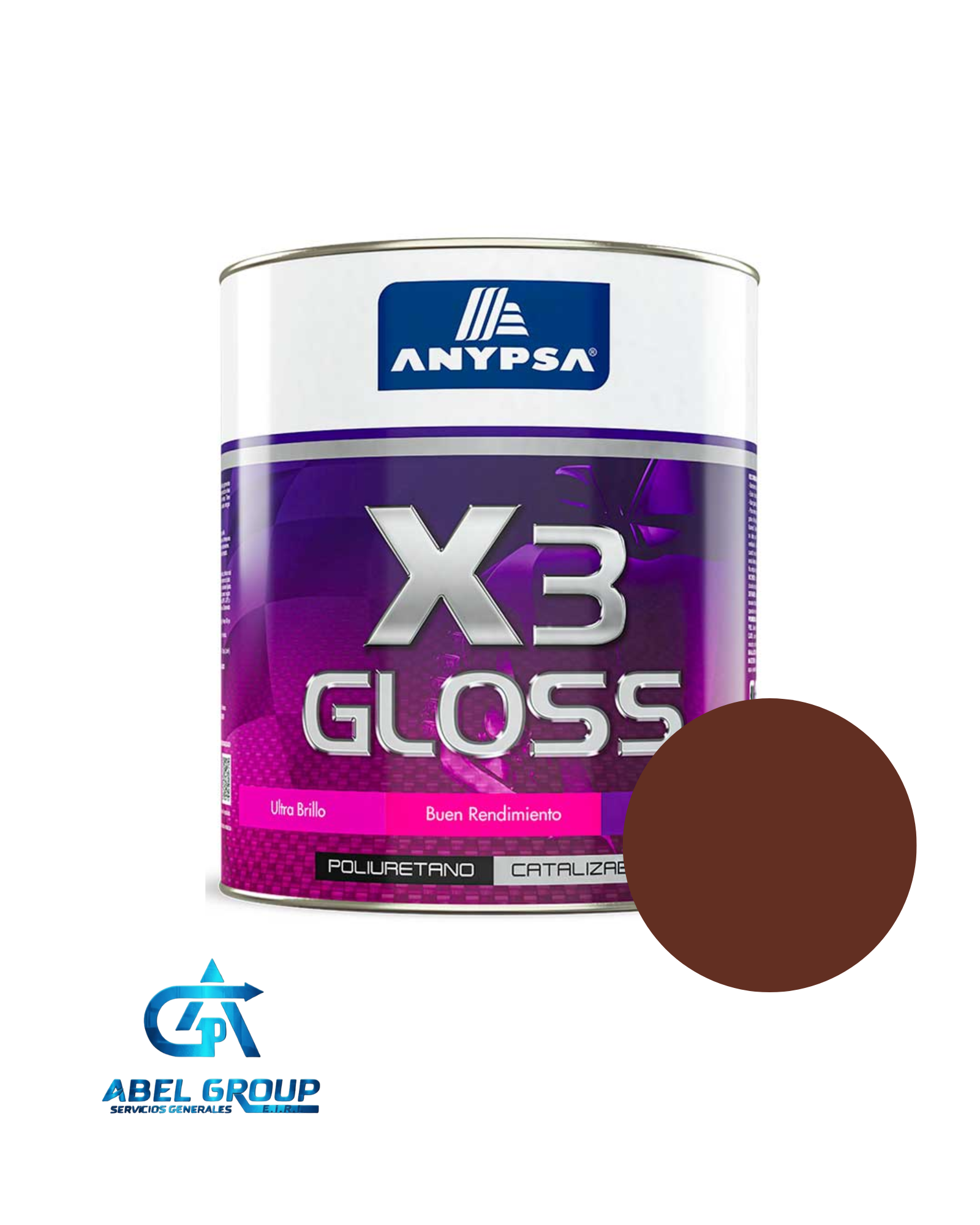 Pintura Gloss X3 - Rojo Óxido