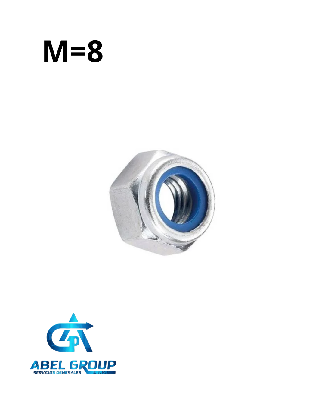 Tuerca segura M8