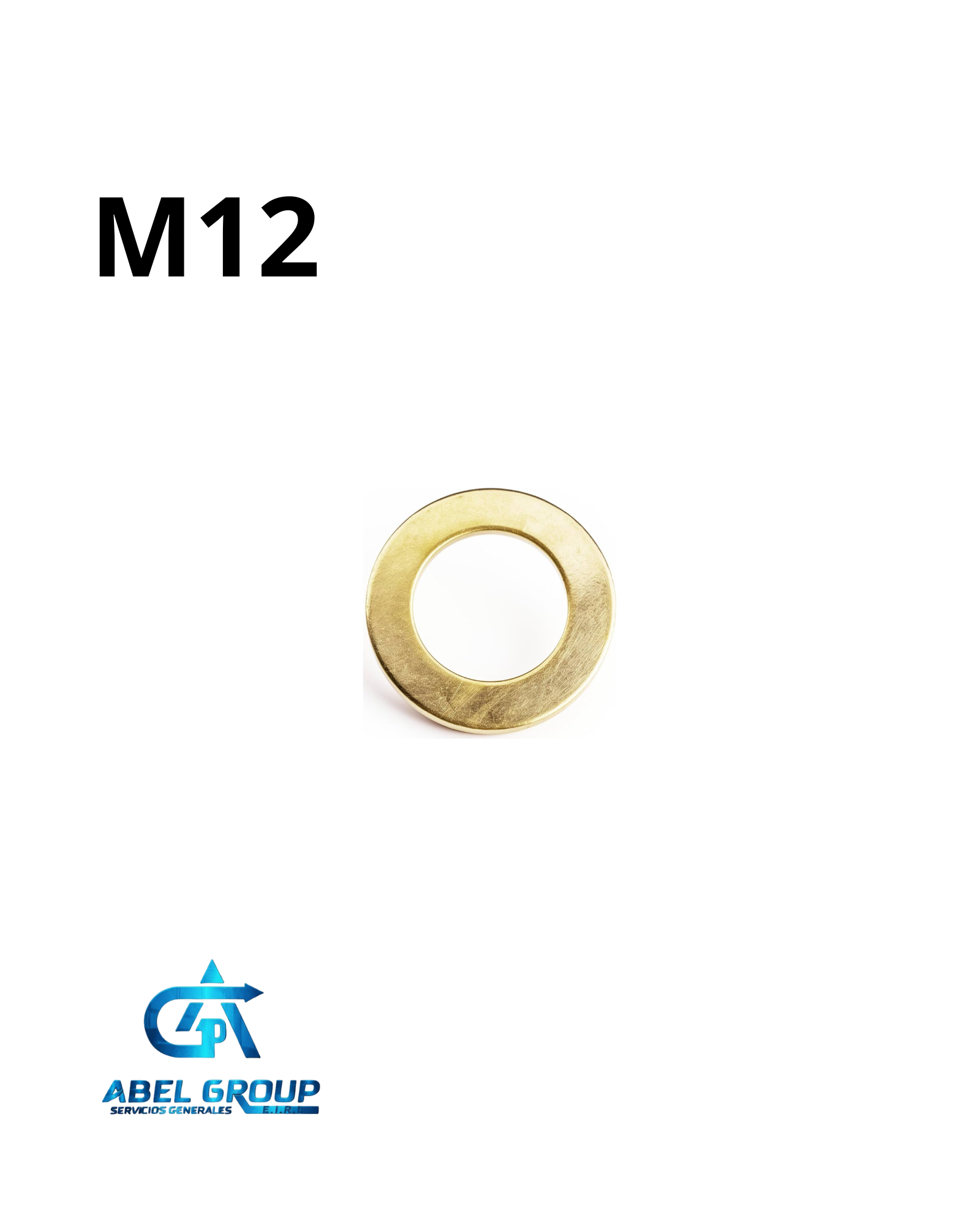 Arandela milimétrica M12