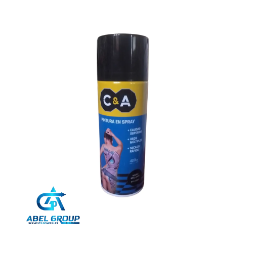 Spray negro brillante