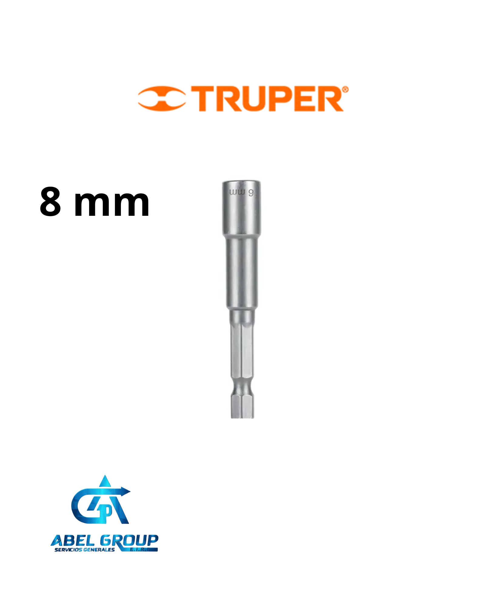 Dados magneticos 8mm x65mm - Truper