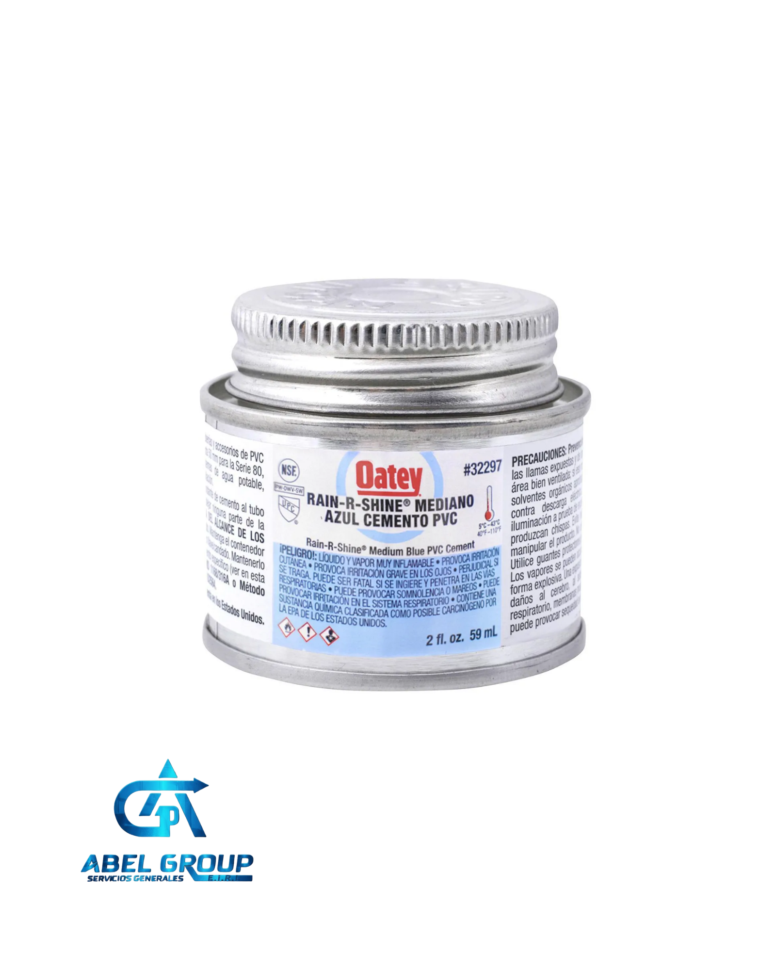 Pegamento para PVC Oatey Azul 59 ml