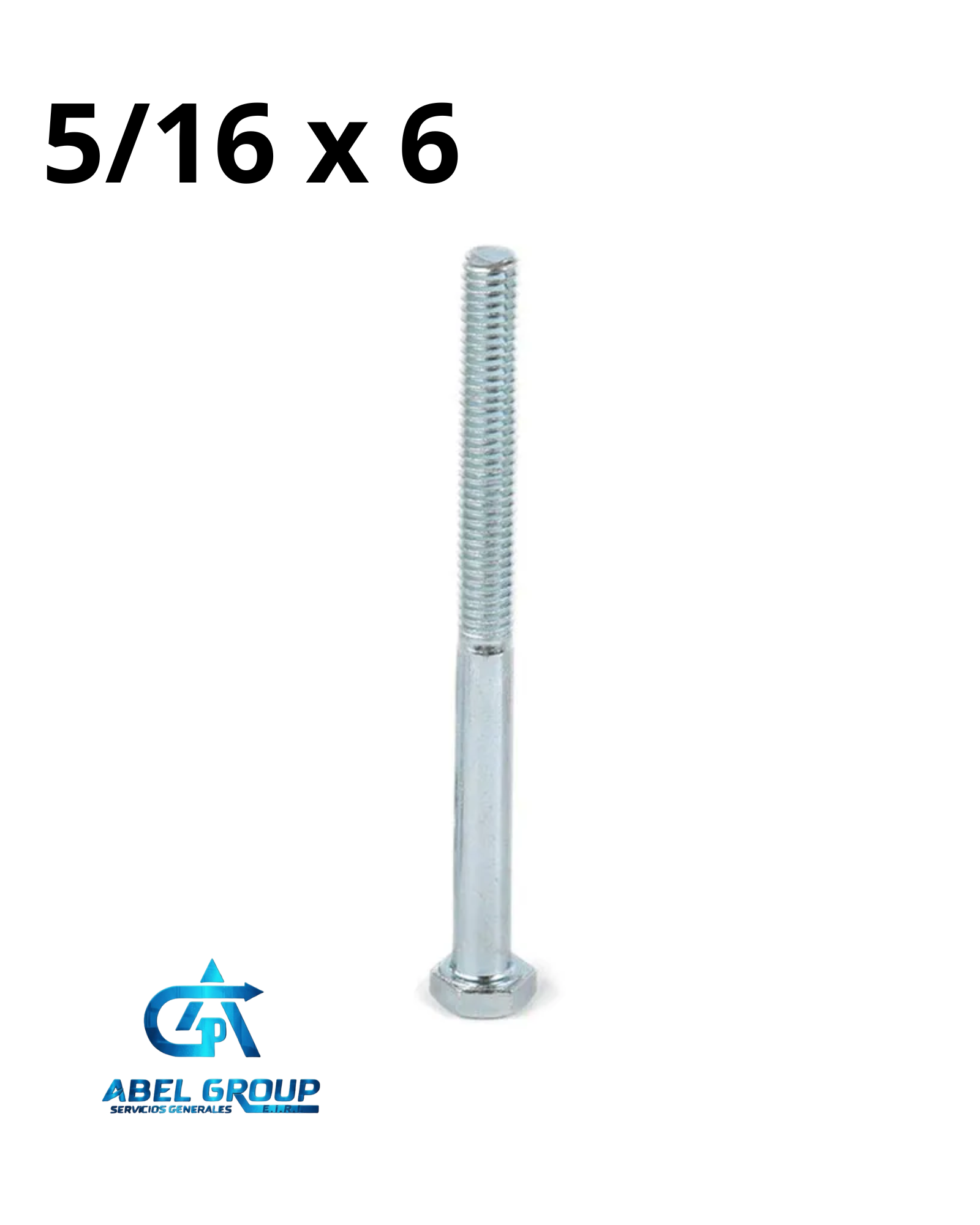 Perno 5/16" x 6
