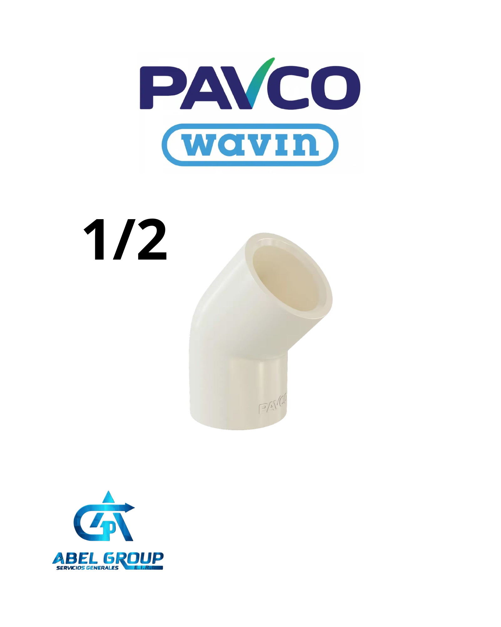 CODO PRE 45° 1/2" CPVC BEIGE
