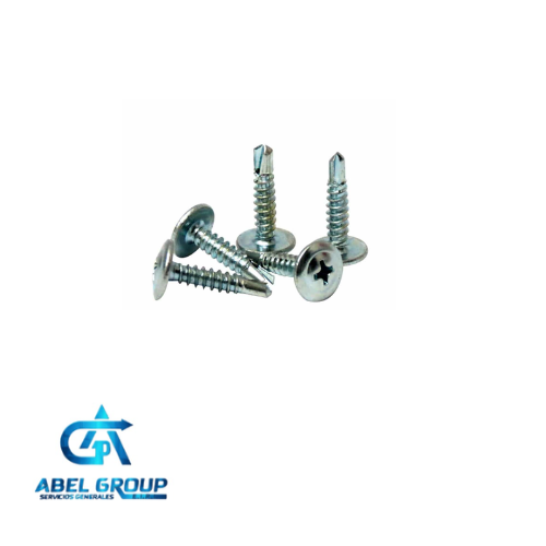 Tornillo wafer 8 x 1 1/2" punta broca