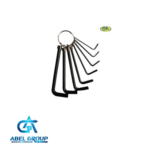 Juego llave Allen tipo llavero(1.5 - 6mm)