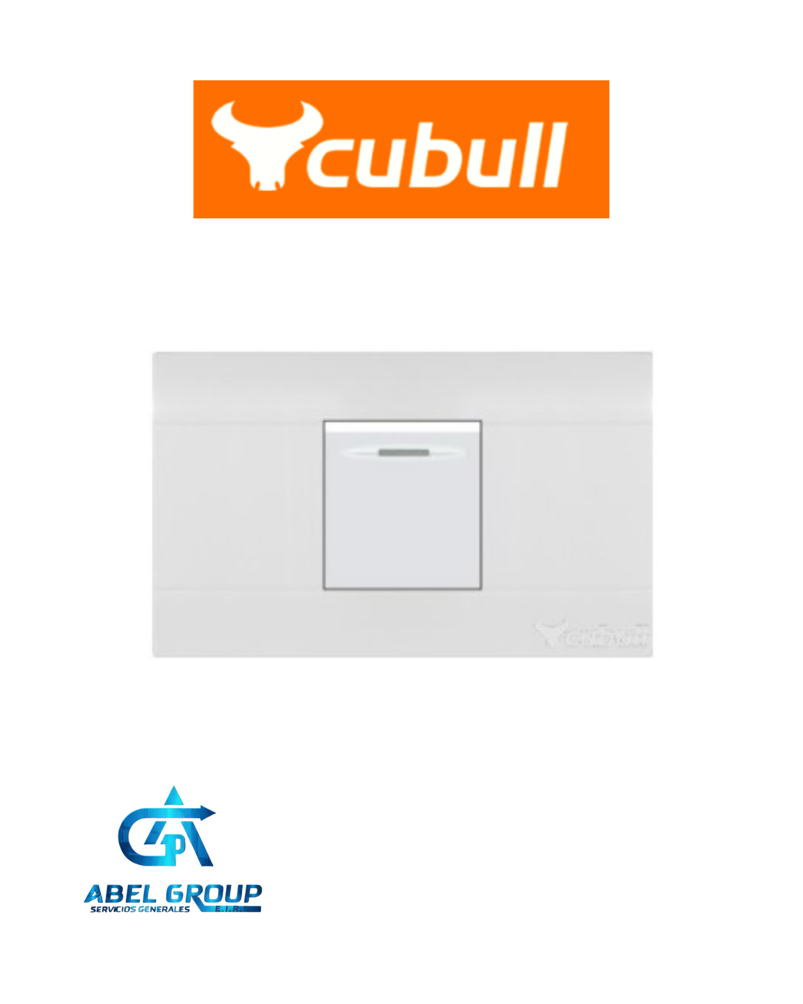 INTERRUPTOR SIMPLE BLANCO - CUBULL