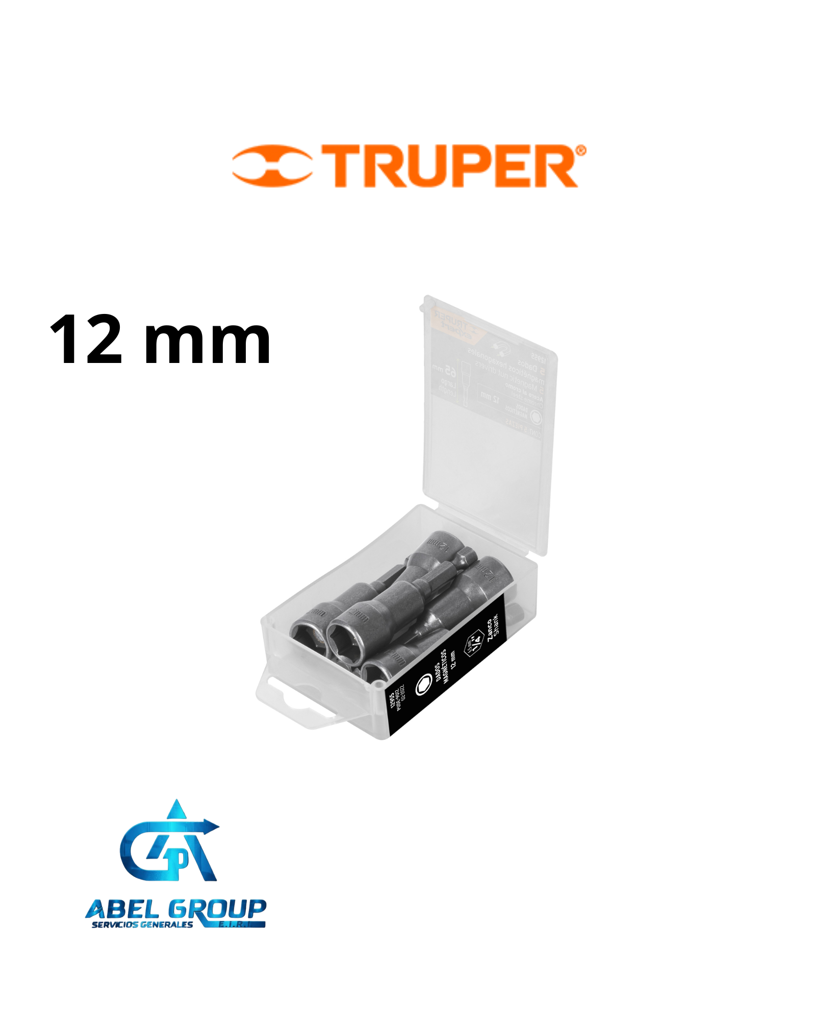 Dados magneticos 12mm x65mm - Truper