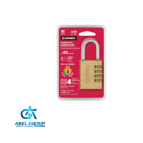 Candado 40mm con combinacion