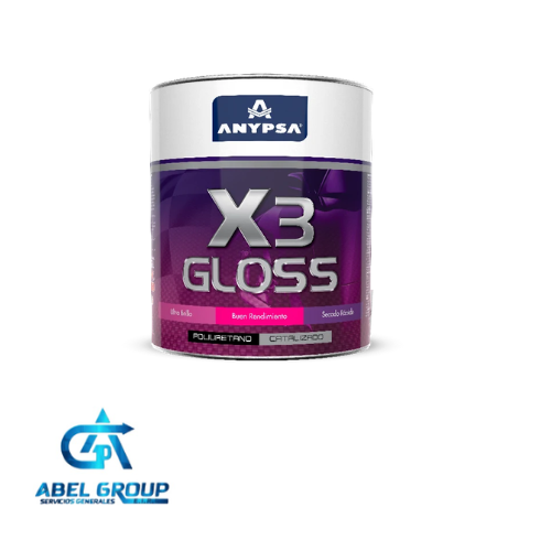 Gloss x3 aluminio fino
