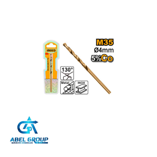 Broca 4mm 5% cobalto