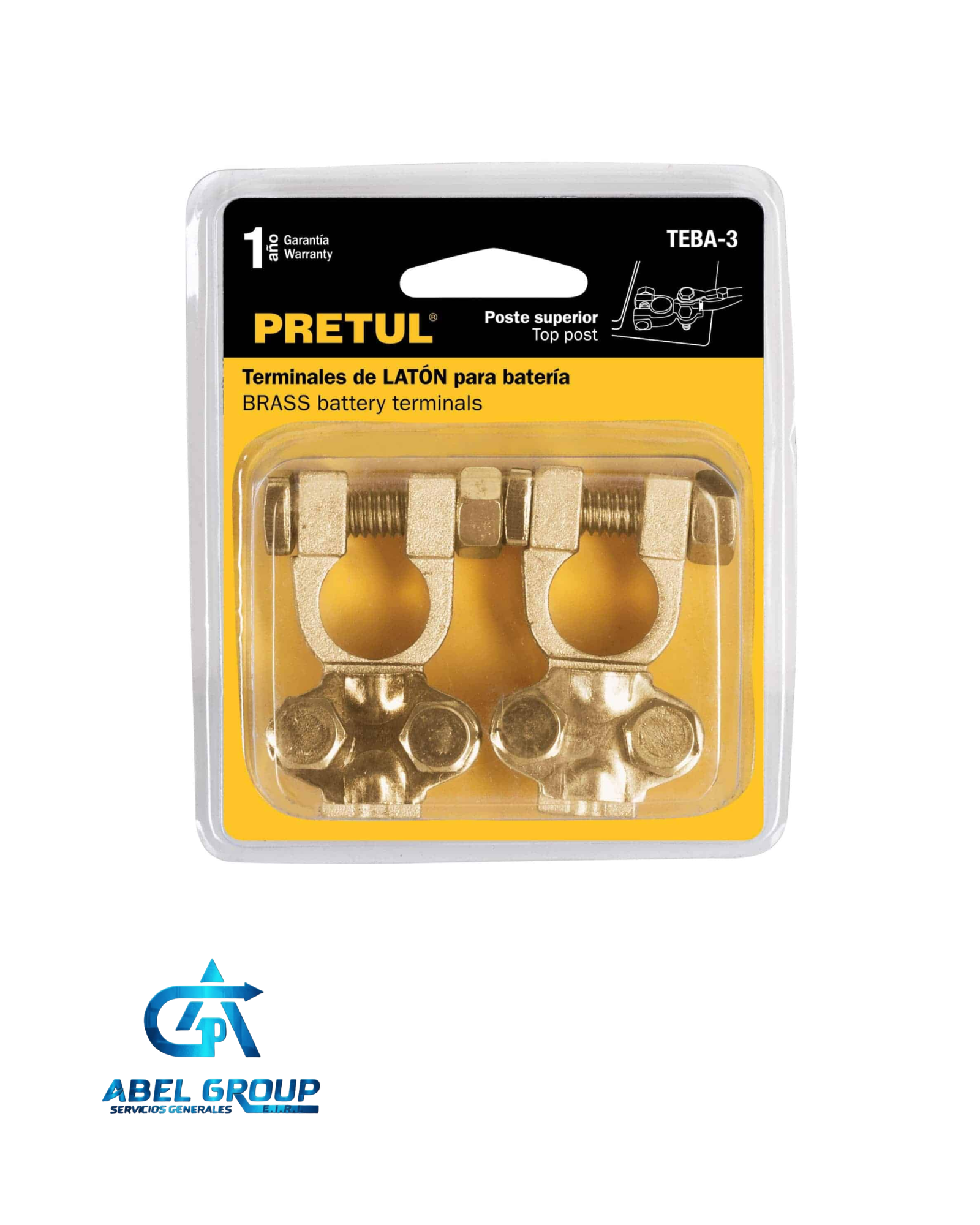 Juego terminales para batería - PRETUL