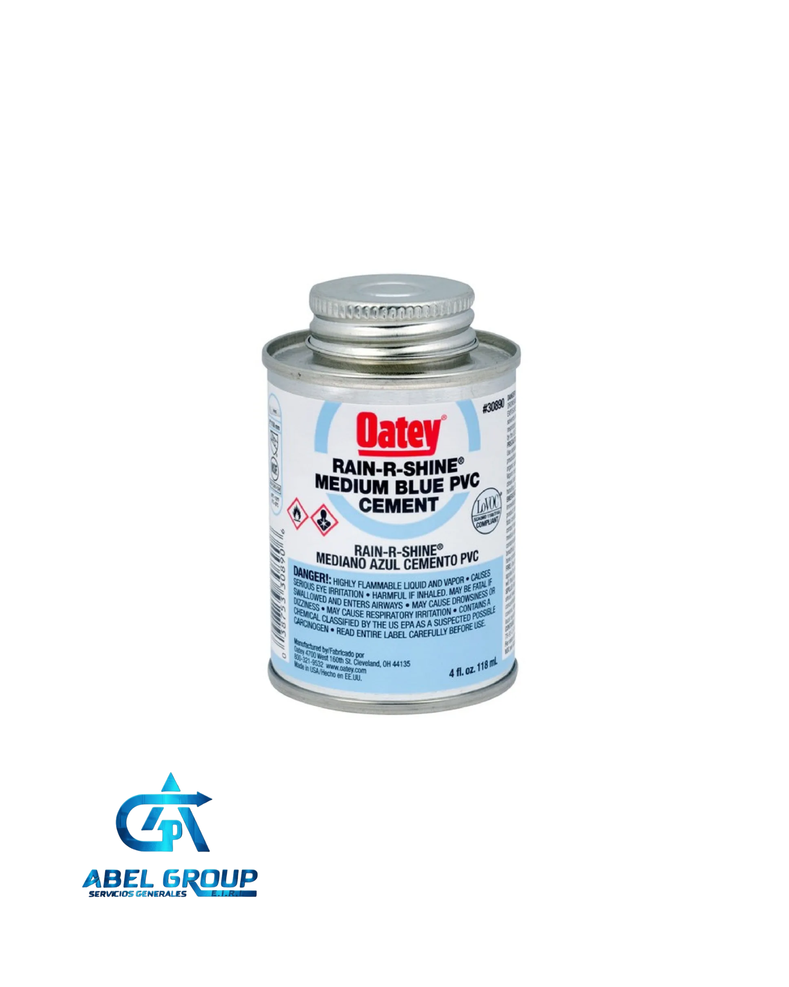 Pegamento para PVC Oatey Azul 118 ml