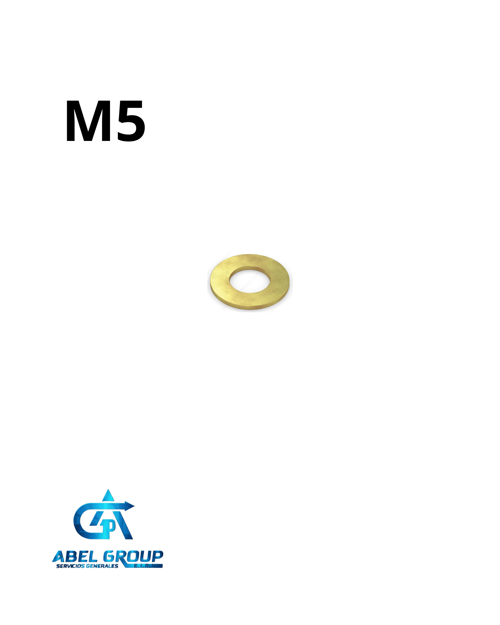 Arandela milimétrica M5