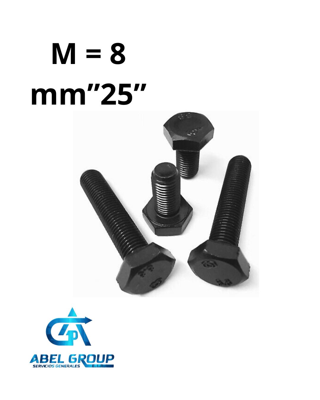 Perno M8x15 grado 5.8