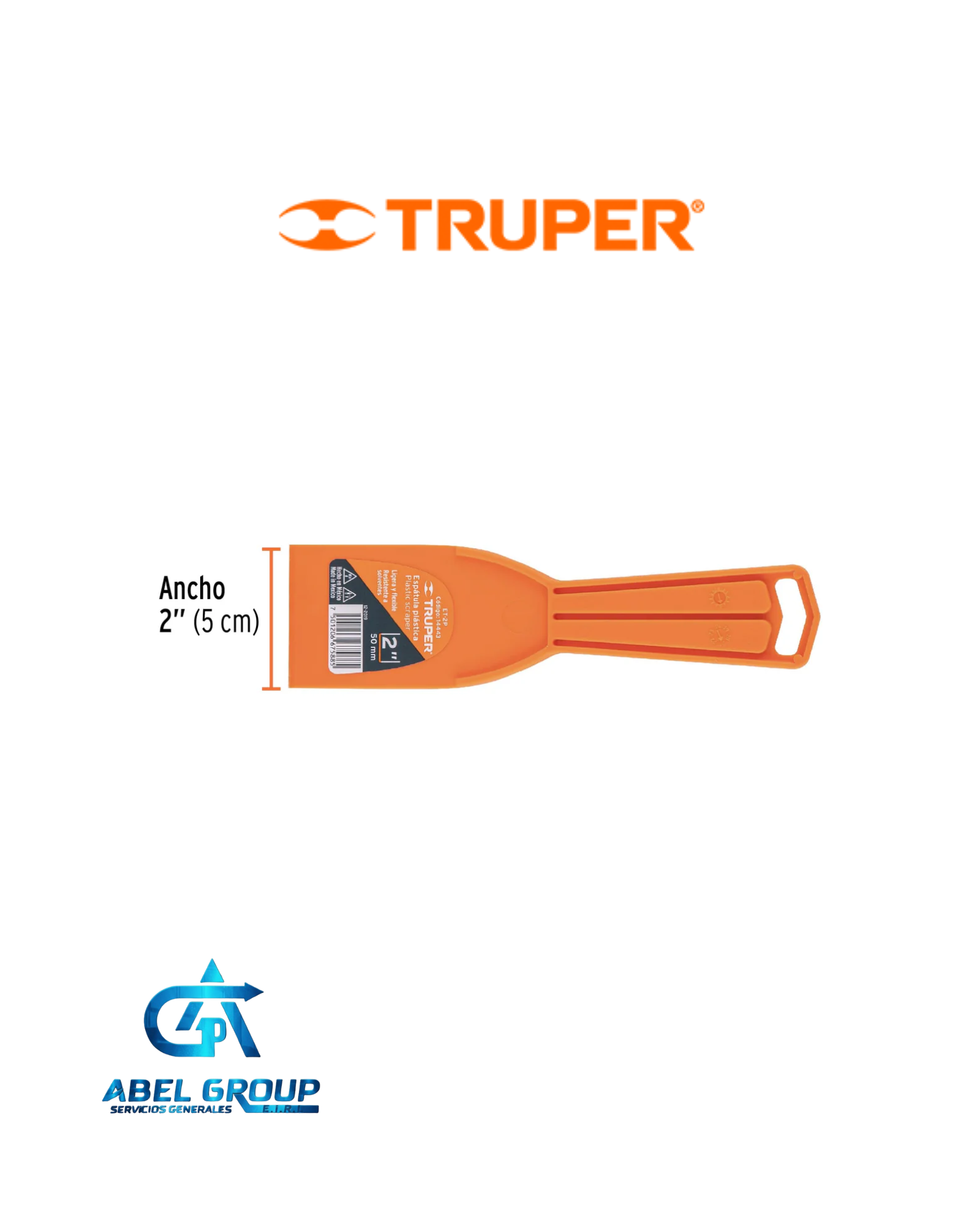 Espatula de plastico 2" Truper