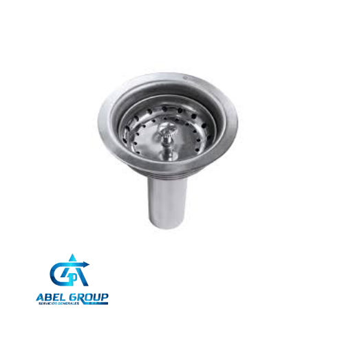 Desague canastilla cromado pvc 4"