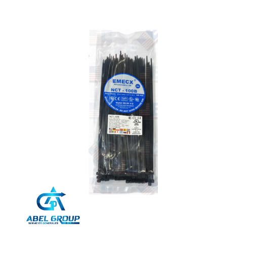 Precinto de seguridad 3.6 x 100mm negro